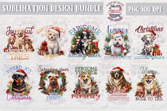 Christmas Dog Quote Sublimation Bundle Review