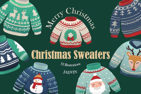 Christmas Sweaters Clipart: A Review of Seasonal Illustrations