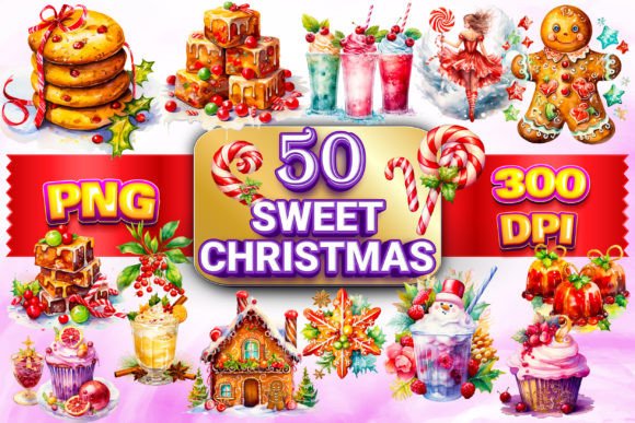 Sweet Christmas Clipart Bundle: A Review for Digital Illustrations