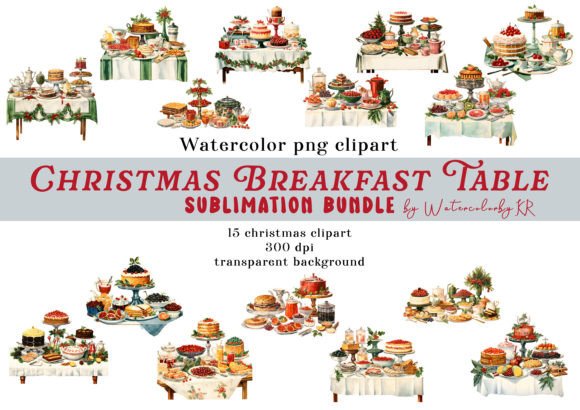 Watercolor Christmas Table Bundle: A Designer's Review